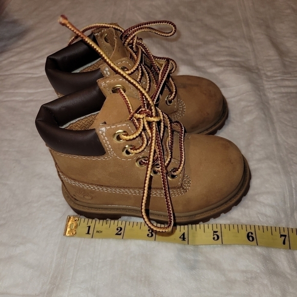 Timberland Nubuck Boots Boys Size 5 Baby Toddler - Picture 10 of 11